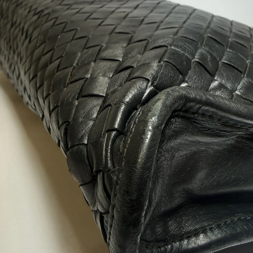 Authentic Bottega Veneta Woven Leather Bag
